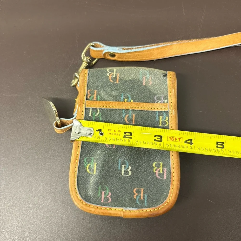Vintage Y2K Dooney And Bourke Monogram Wristlet Charm READ***